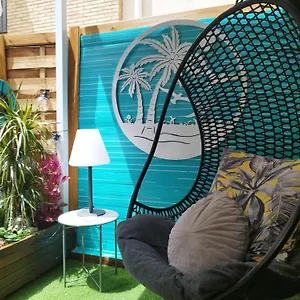 Big Privat Terrace Free Parking Appartement